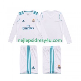 Fotbalový Dres Real Madrid 2017 Retro Dětské Domácí 2018 Dlouhý Rukáv